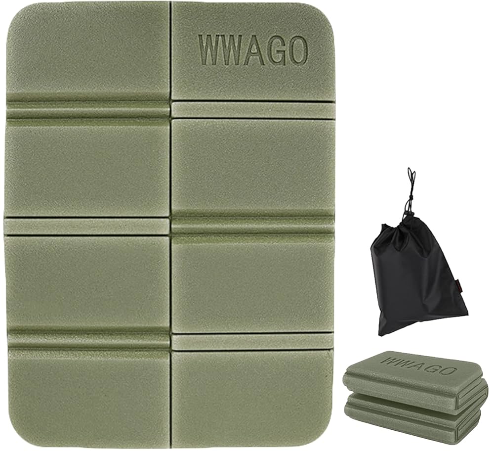 緑 サウナマット 折りたたみ レジャーシート クッション コンパクト 座布団 Amazon | サウナマット 折りたたみ 8つ折り レジャーシート